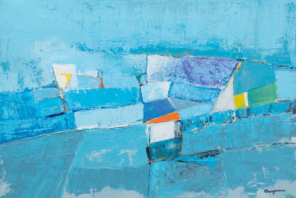 Jacques Faugeroux, Sans titre - série paysage abstrait Jacques Faugeroux, Sans titre - série paysage abstrait