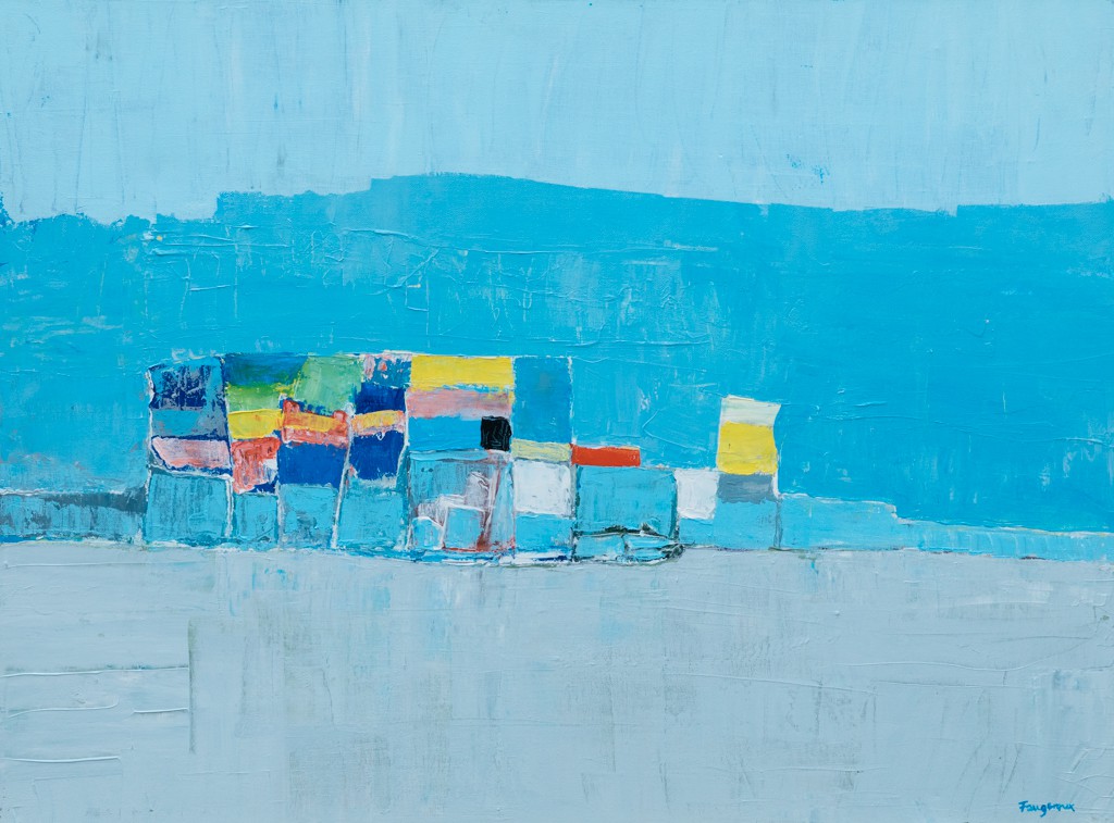 Jacques Faugeroux, Sans titre - série paysage abstrait Jacques Faugeroux, Sans titre - série paysage abstrait