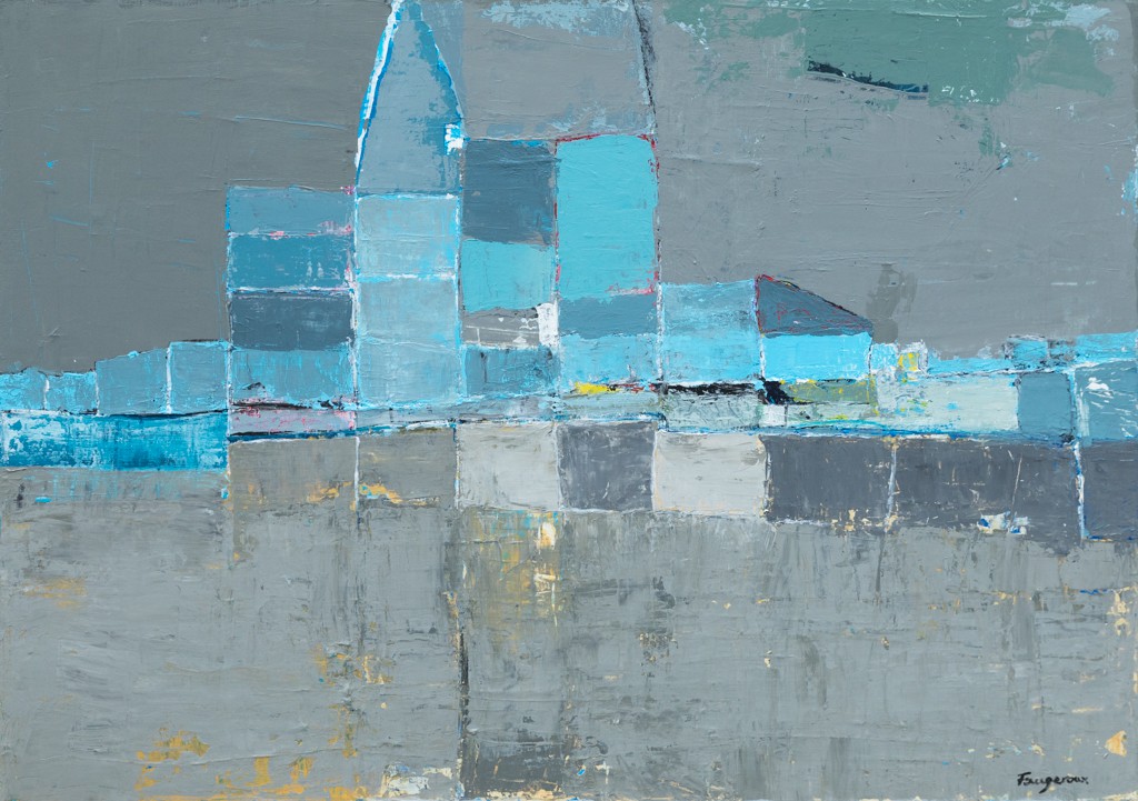 Jacques Faugeroux, Sans titre - série paysage abstrait Jacques Faugeroux, Sans titre - série paysage abstrait
