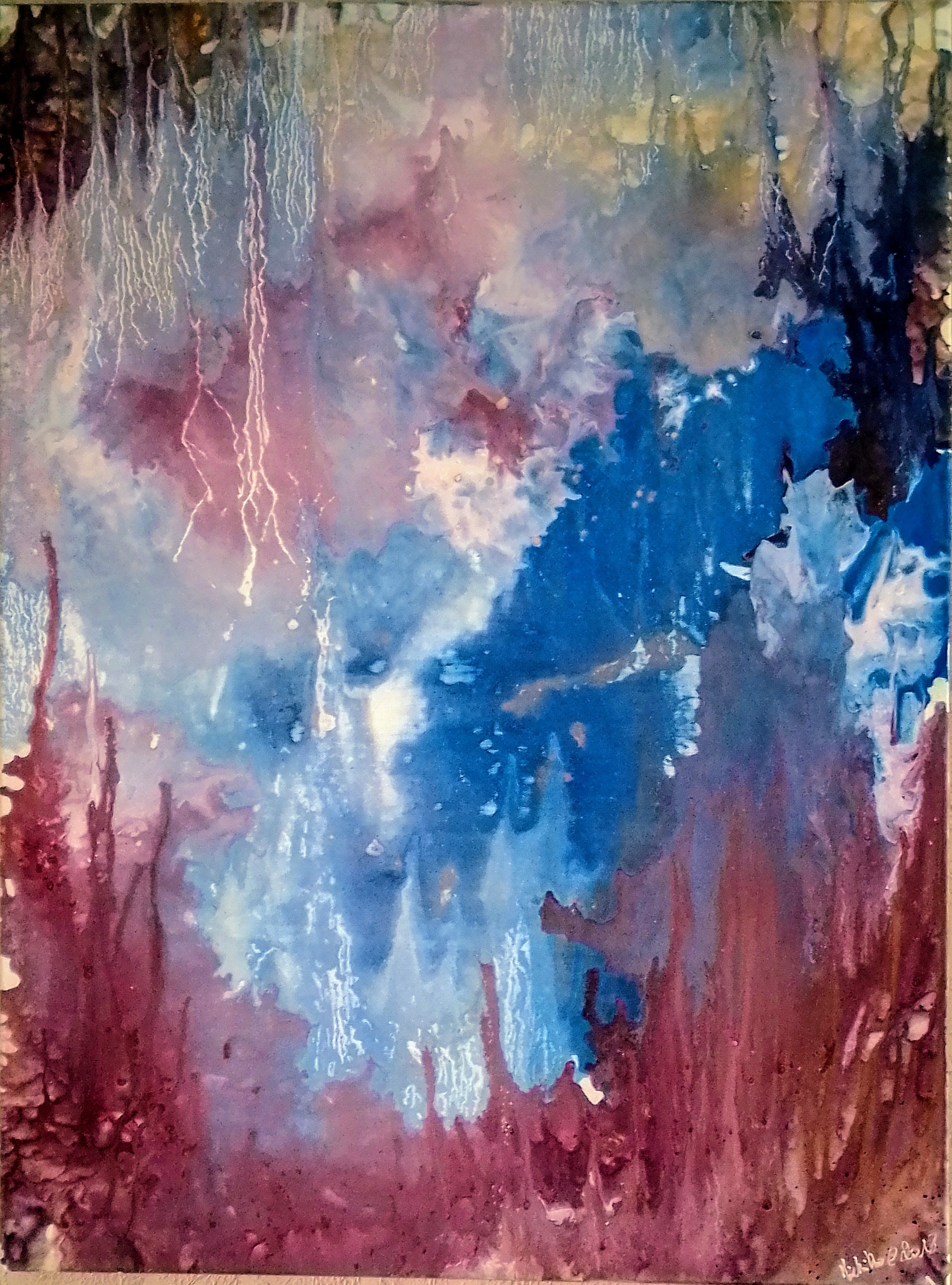 Michiko, La colère des Dieux - série abstrait Michiko, La colère des Dieux - série abstrait