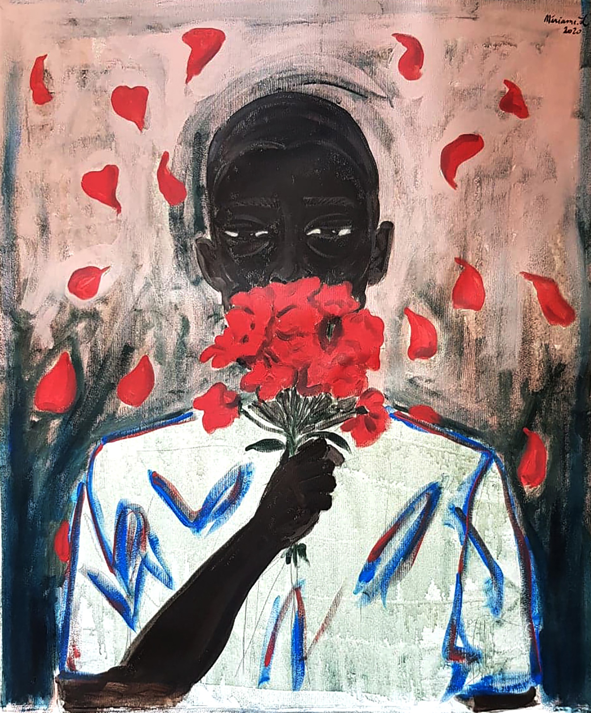 Meriame Louattani, L'homme et les coquelicots Meriame Louattani, L'homme et les coquelicots