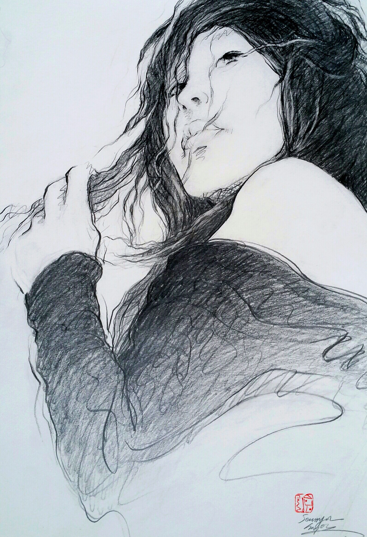 Sounya Whang, Autoportrait 6 Sounya Whang, Autoportrait 6