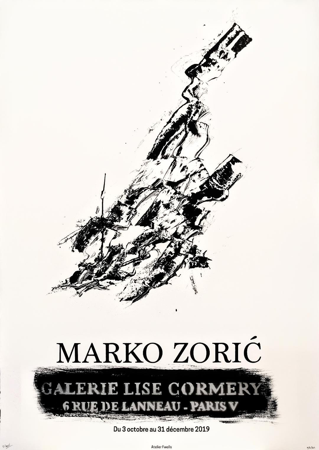 Marko Zoric, Affiche d'exposition, lettrage argent Lumière et ténèbres d'Adam et Eve 2019 Marko Zoric, Affiche d'exposition, lettrage argent Lumière et ténèbres d'Adam et Eve 2019