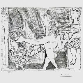 Blind Minotaur Led by Girl w/Dove (after Pablo Picasso)