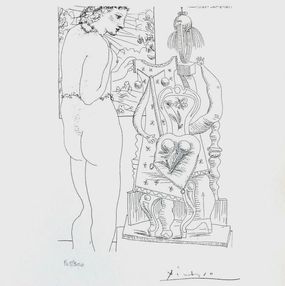 Print, Model & Surrealist Sculpture (after Pablo Picasso), Pablo Picasso