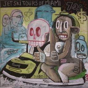 Gemälde, Jet ski tour of miami, Skepa