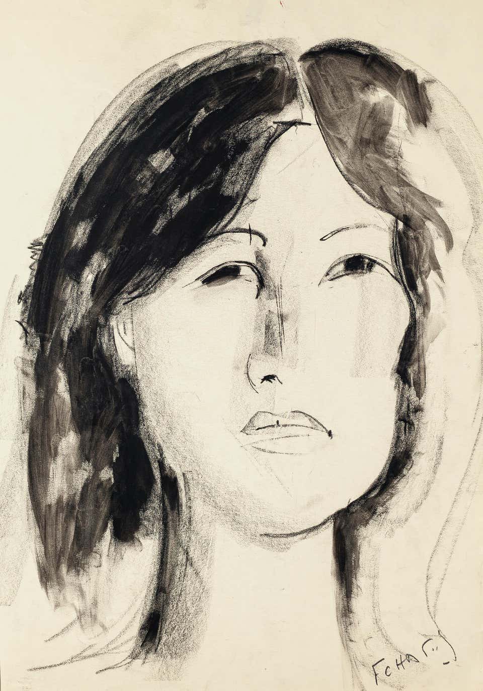 François Chapuis, Portrait of Woman François Chapuis, Portrait of Woman
