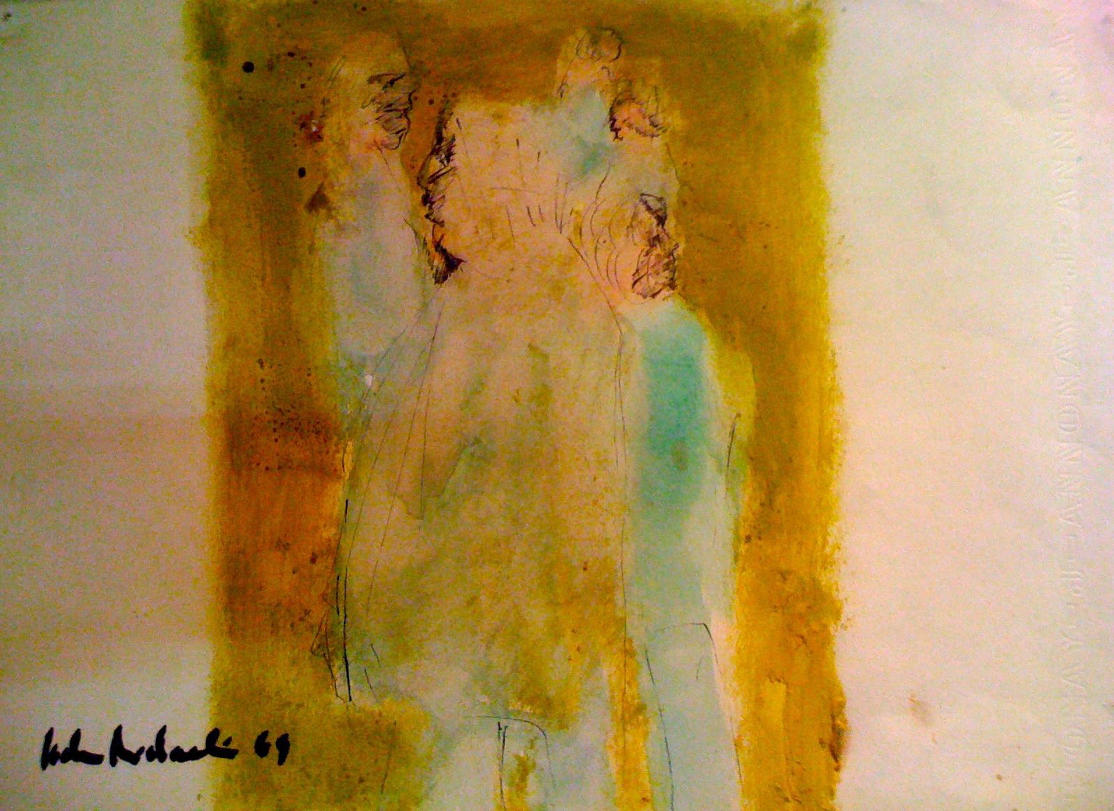 Jochen Michaelis, White Paris Blanc 1969 Cinq passants Five passers-by Jochen Michaelis, White Paris Blanc 1969 Cinq passants Five passers-by
