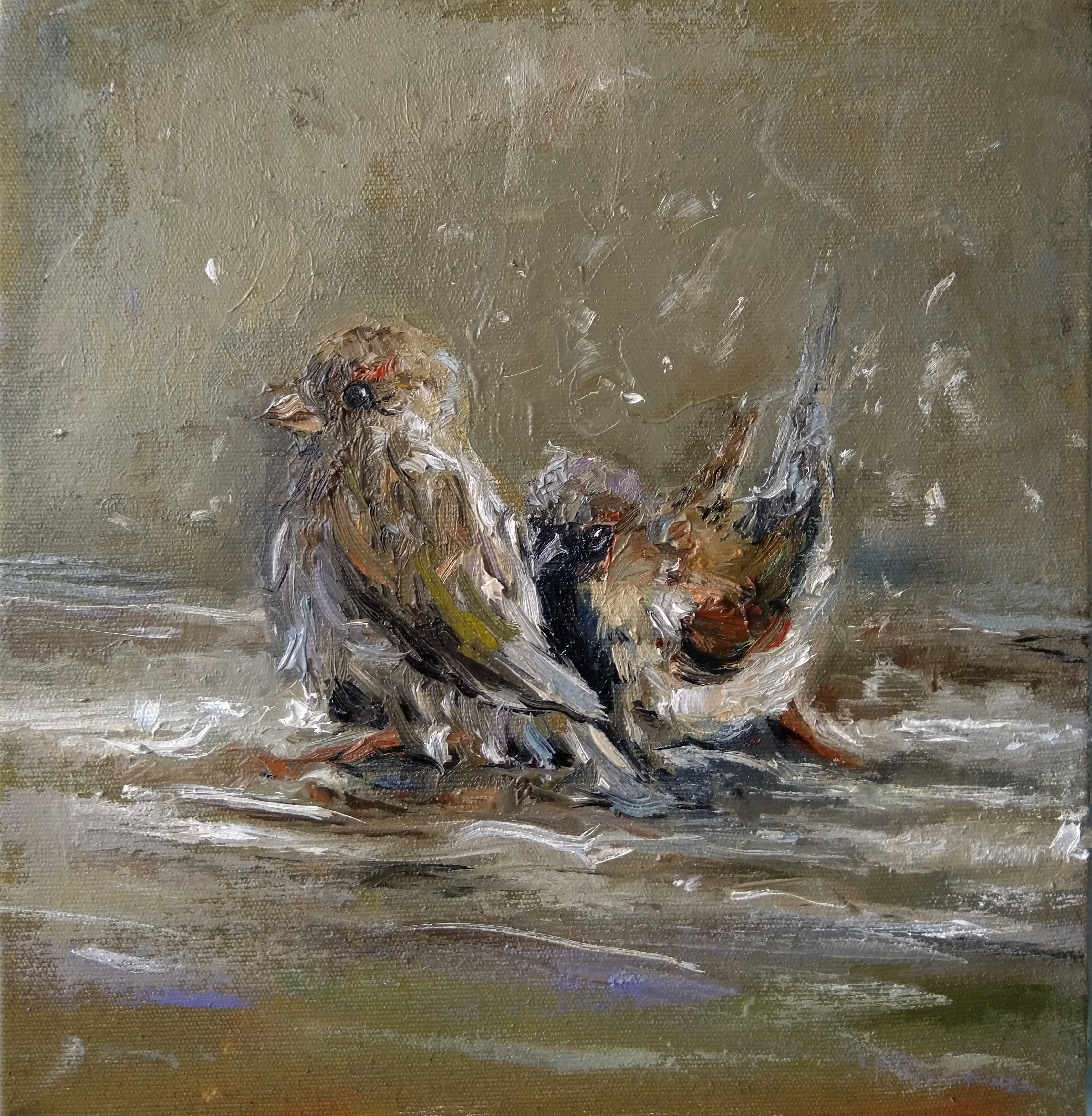 Kamsar Ohanyan, Bathing Kamsar Ohanyan, Bathing