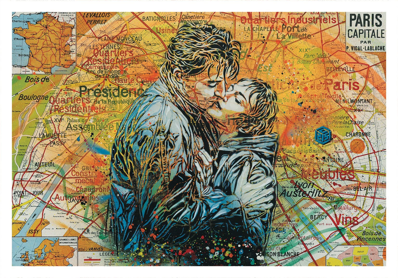 C215, Les amoureux - Paris C215, Les amoureux - Paris