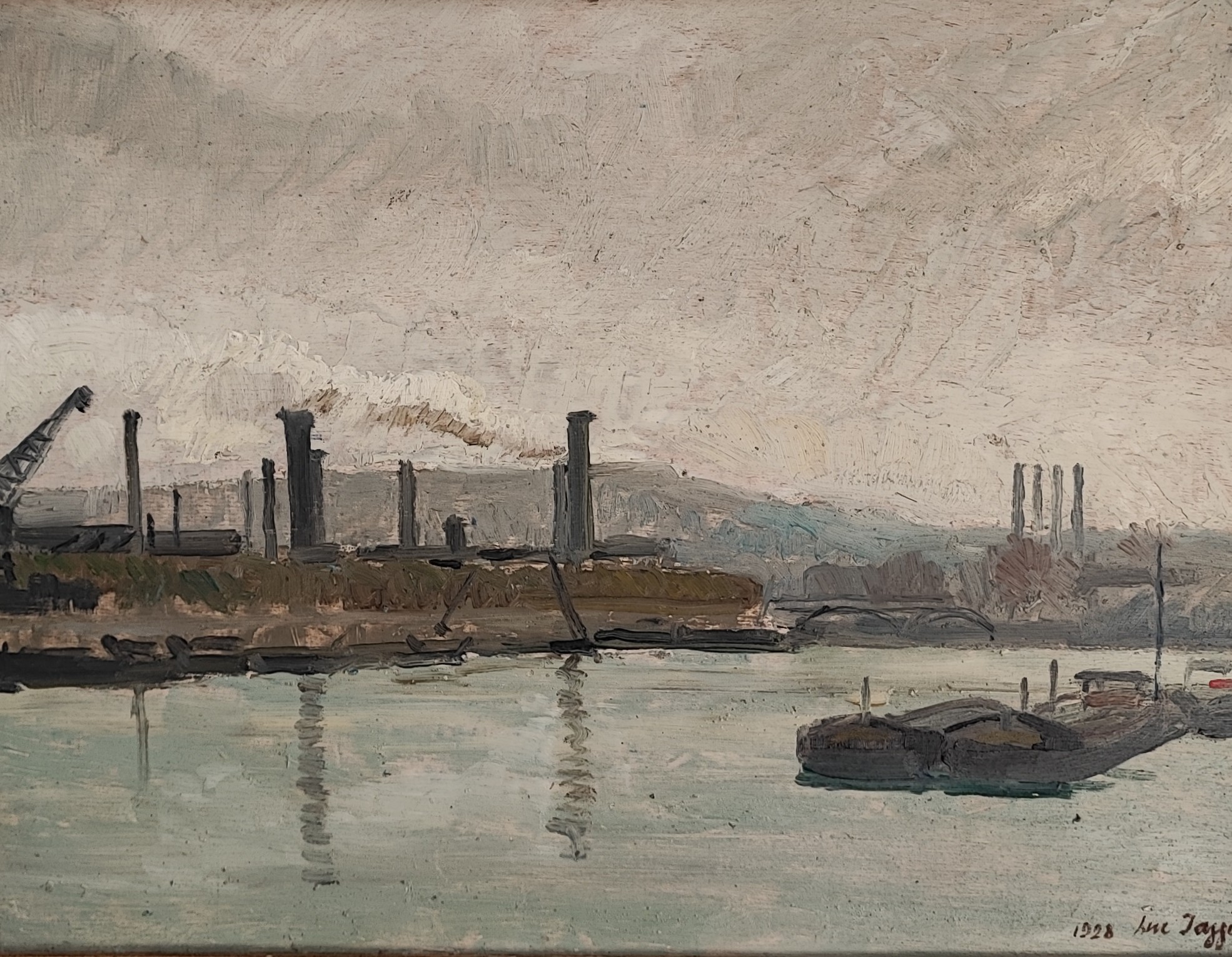 Lucien Jaggi, Port fluvial et péniches Lucien Jaggi, Port fluvial et péniches