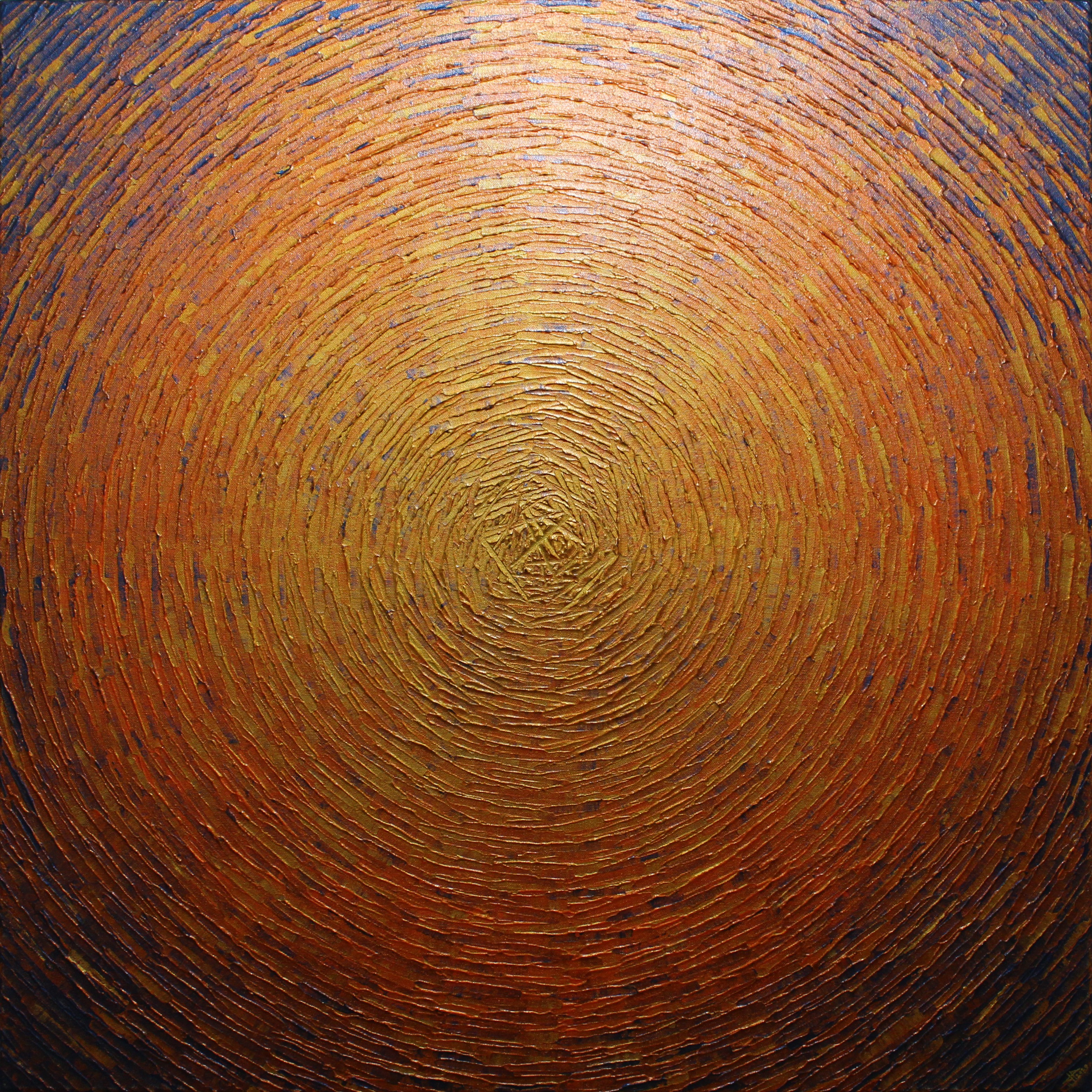 Jonathan Pradillon, Grand éclat couleurs or orange Jonathan Pradillon, Grand éclat couleurs or orange