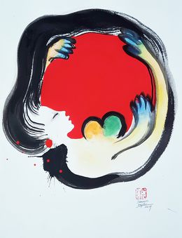 Painting, Amoureuse 9, Sounya Whang