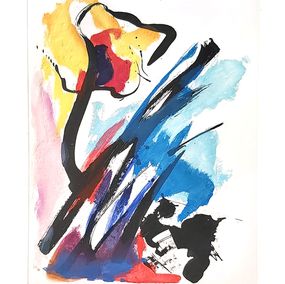 Print, Composition #3, Jean Miotte