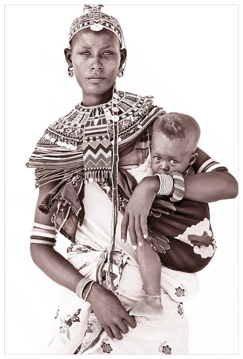 John Kenny, Rendille Mother and Child John Kenny, Rendille Mother and Child