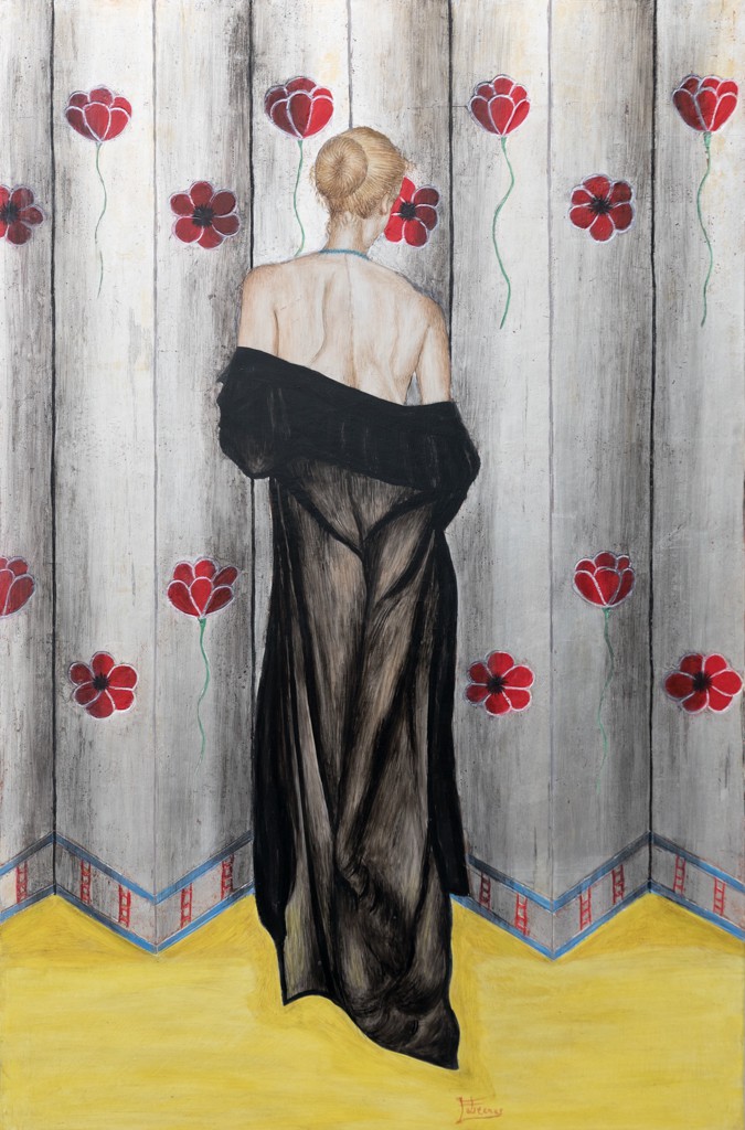 Fabienne Lecras, Voilicia - série femme de dos Fabienne Lecras, Voilicia - série femme de dos