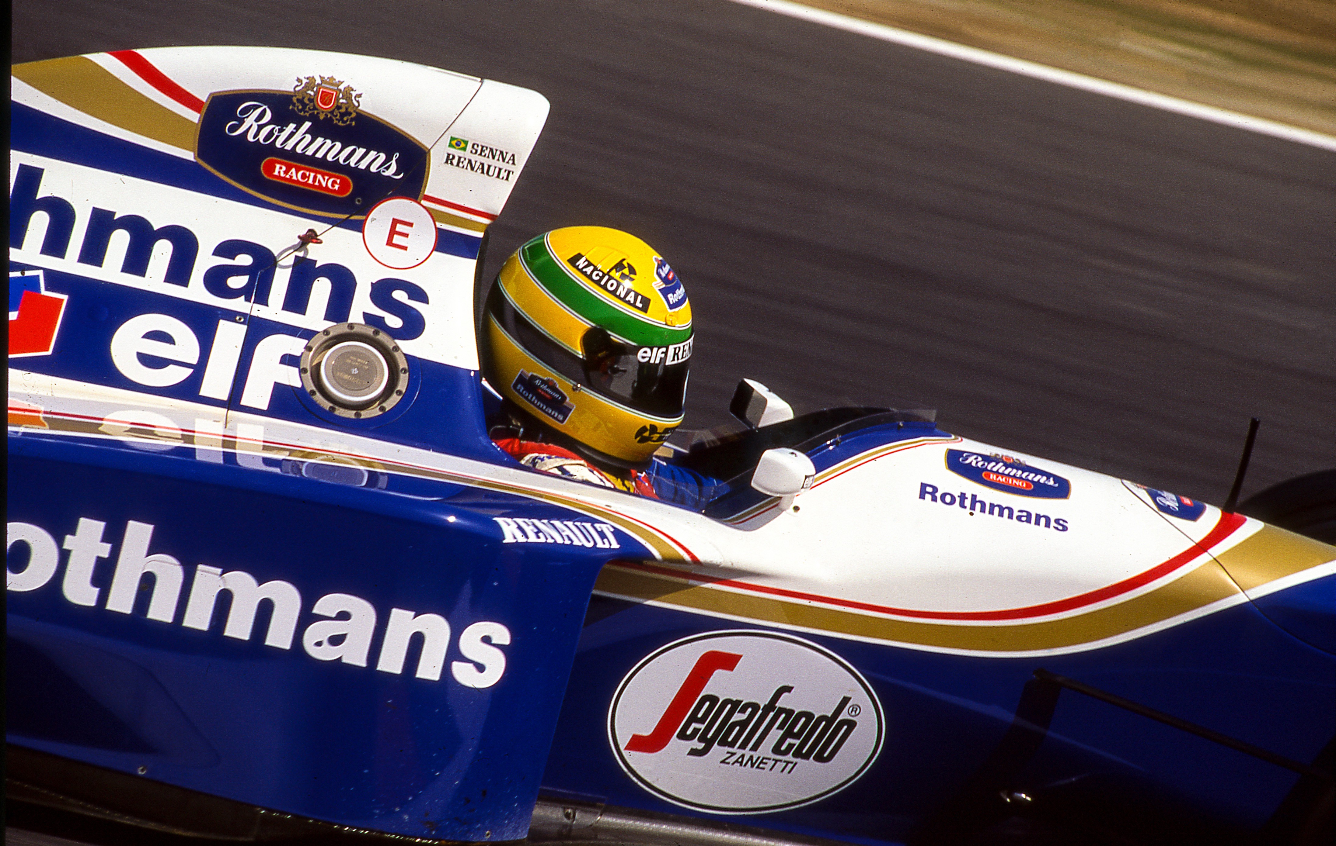 Dominique Leroy, Ayrton Senna Willians. Grand prix du Brésil. Dominique Leroy, Ayrton Senna Willians. Grand prix du Brésil.