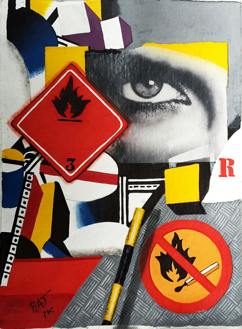 Peter Klasen, Hommage à Fernand Léger, estampe originale Peter Klasen, Hommage à Fernand Léger, estampe originale