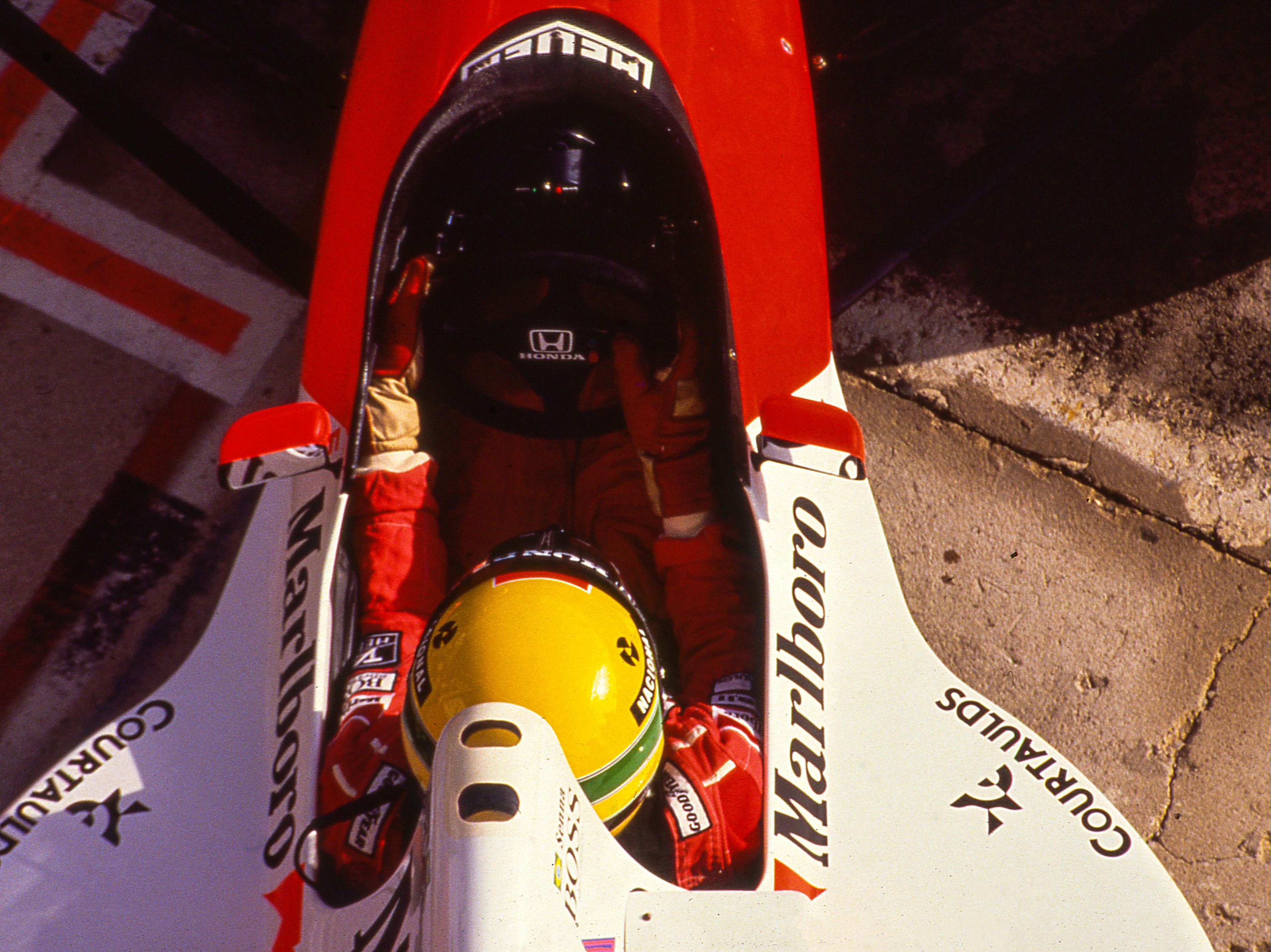 Dominique Leroy, Ayrton Senna. GP de Hongrie Dominique Leroy, Ayrton Senna. GP de Hongrie