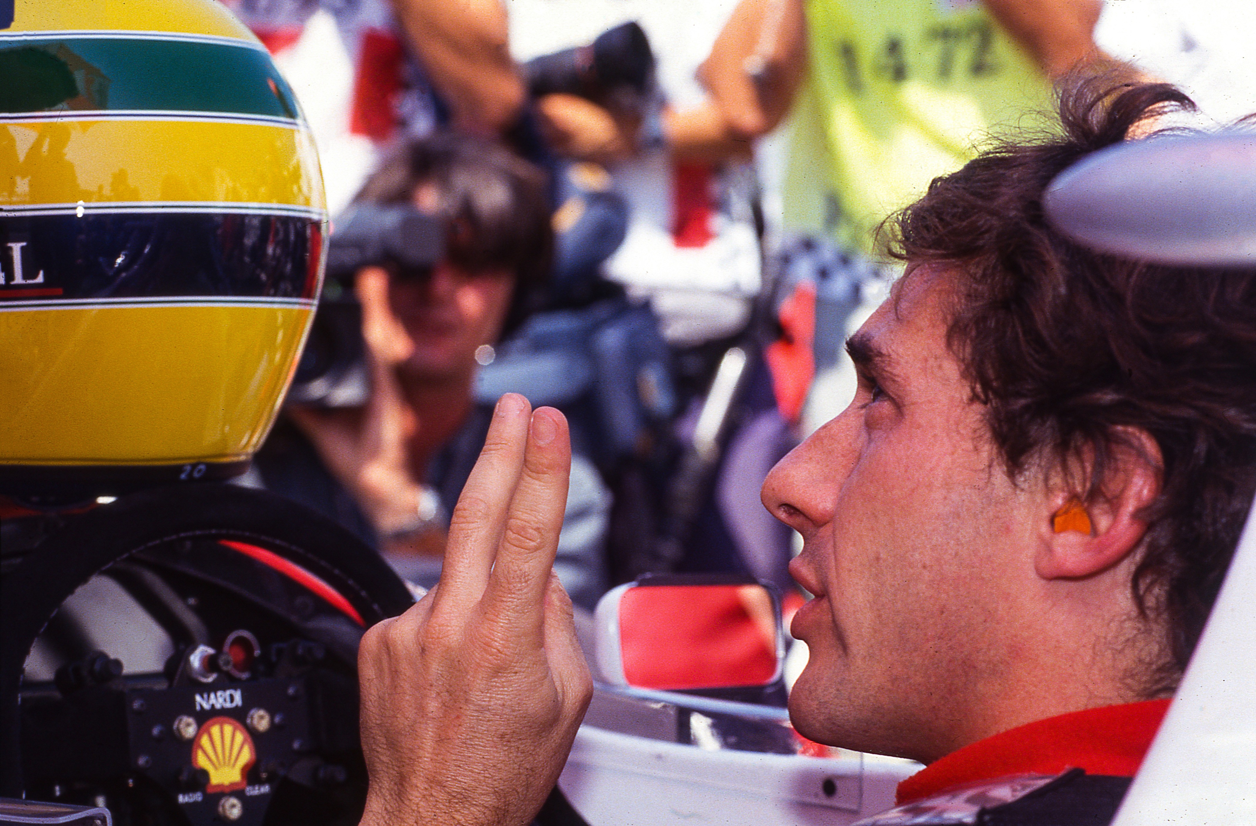 Dominique Leroy, Ayrton Senna. Maclaren F1 Argentine Dominique Leroy, Ayrton Senna. Maclaren F1 Argentine