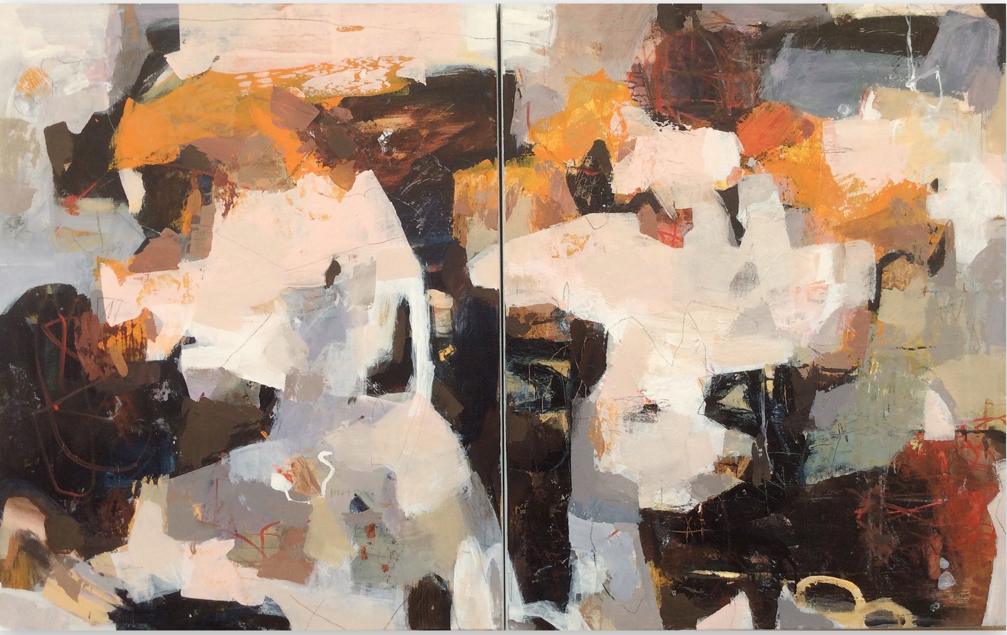 Linda Coppens, Poetry of life - diptych 2 Linda Coppens, Poetry of life - diptych 2