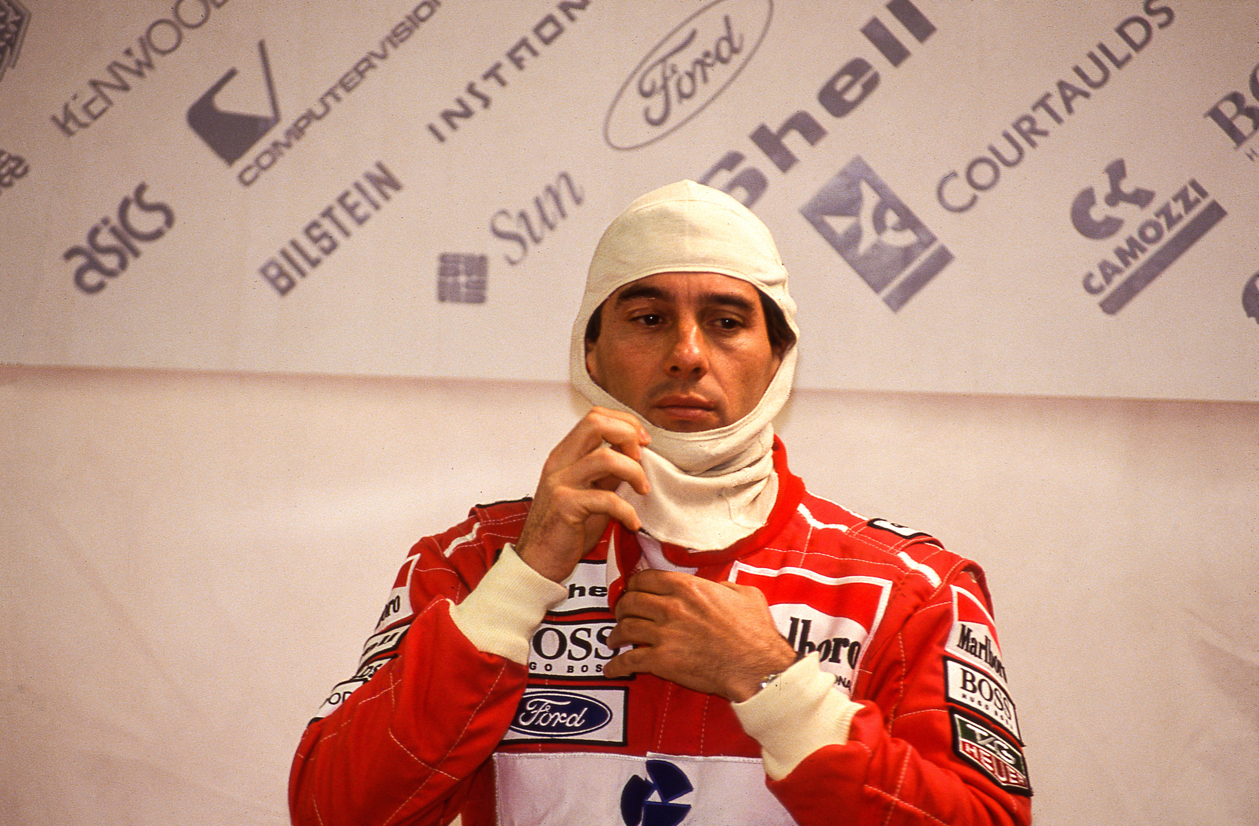 Dominique Leroy, Préparation du pilote Ayrton Senna Dominique Leroy, Préparation du pilote Ayrton Senna