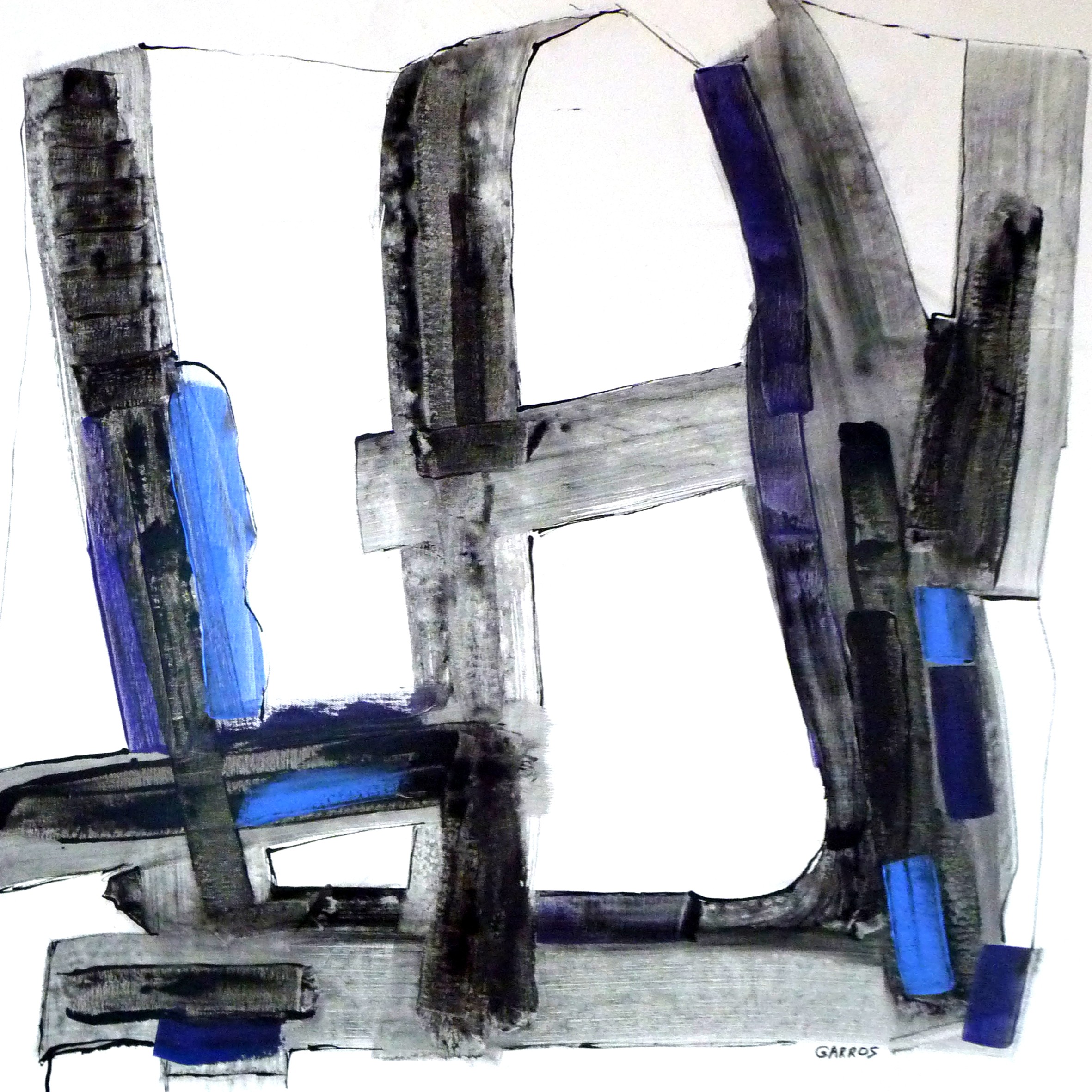 François Garros, Grand Haiku Cobalt Laque 2 François Garros, Grand Haiku Cobalt Laque 2