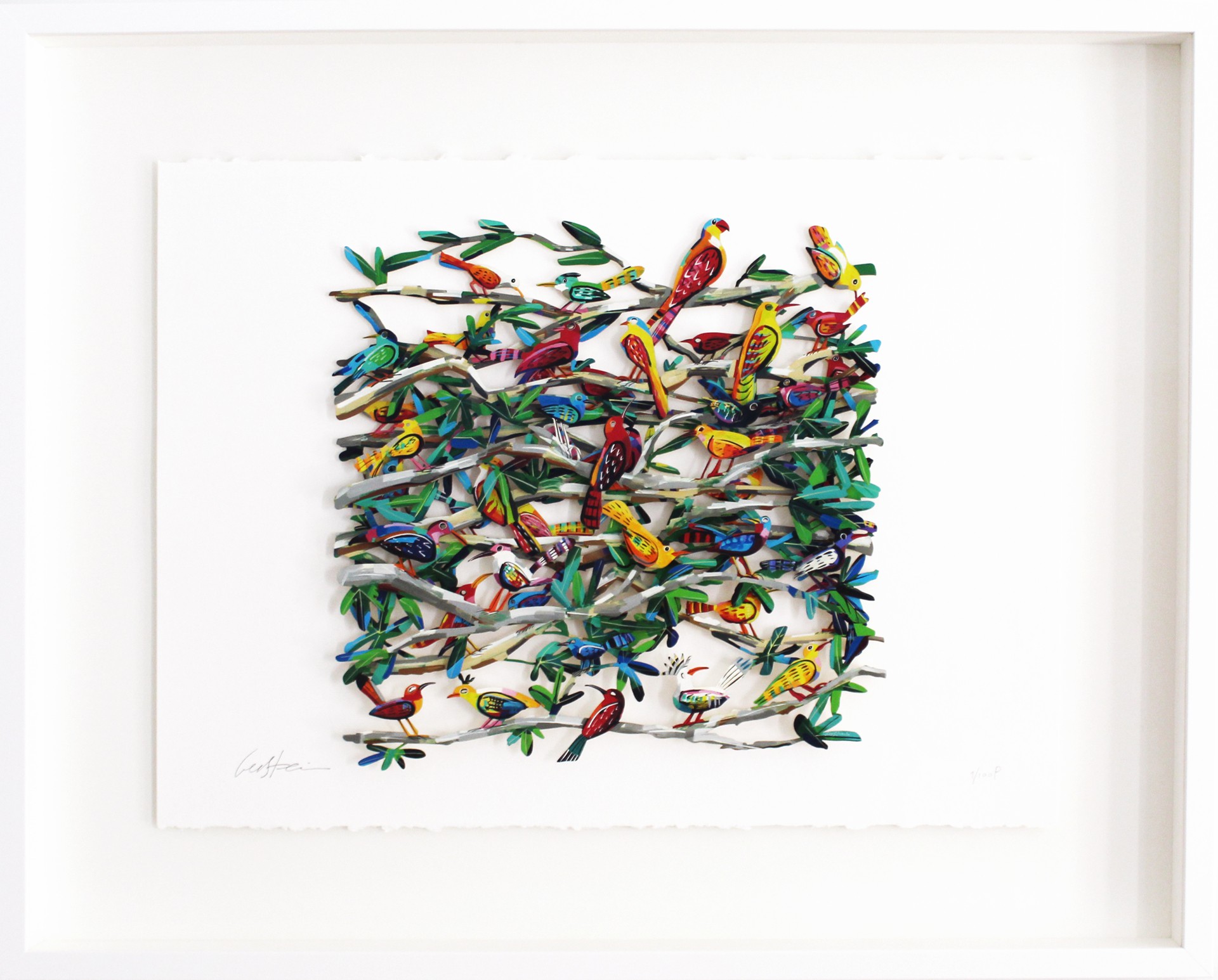 David Gerstein, Exotic Birds - Paper Cut David Gerstein, Exotic Birds - Paper Cut