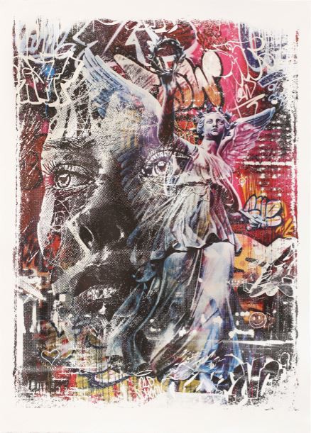 Vhils, Triumph (with PichiAvo) Vhils, Triumph (with PichiAvo)