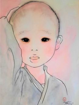 Painting, Petit Moine - Why, Sounya Whang