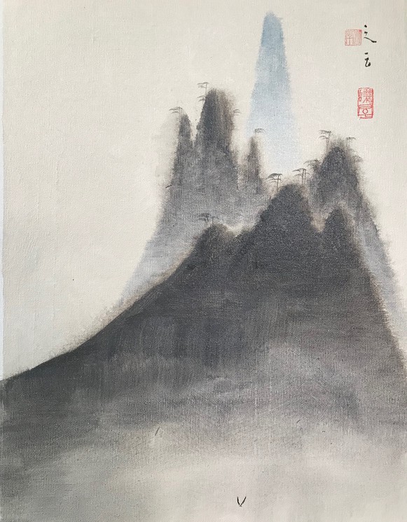 ▷ Paysages 240 by Yun Zhi, 2020 | Painting | Artsper