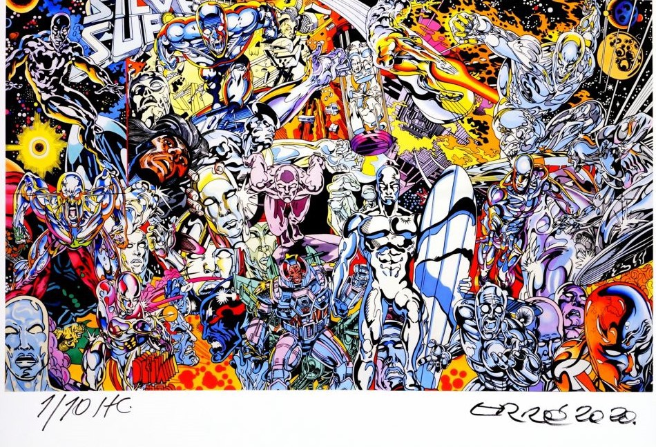Erró, Silver Surfer Erró, Silver Surfer