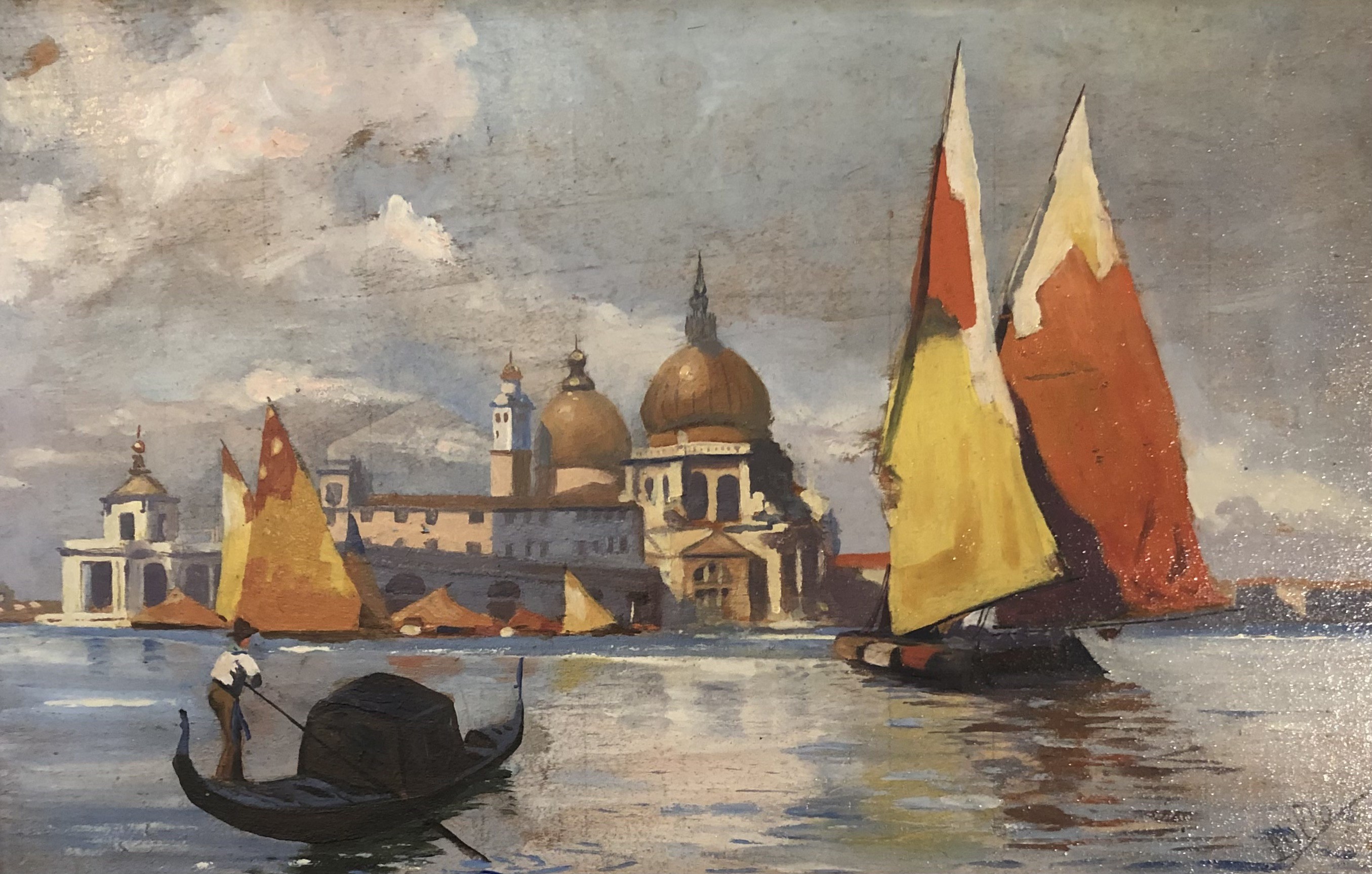 Giuseppe Milto, Basilique Santa Maria della Salute, Grand Canal, Venise Giuseppe Milto, Basilique Santa Maria della Salute, Grand Canal, Venise