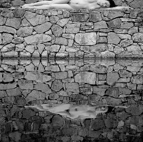 Photographie, Nu reflet en piscine, Jacques Renoir