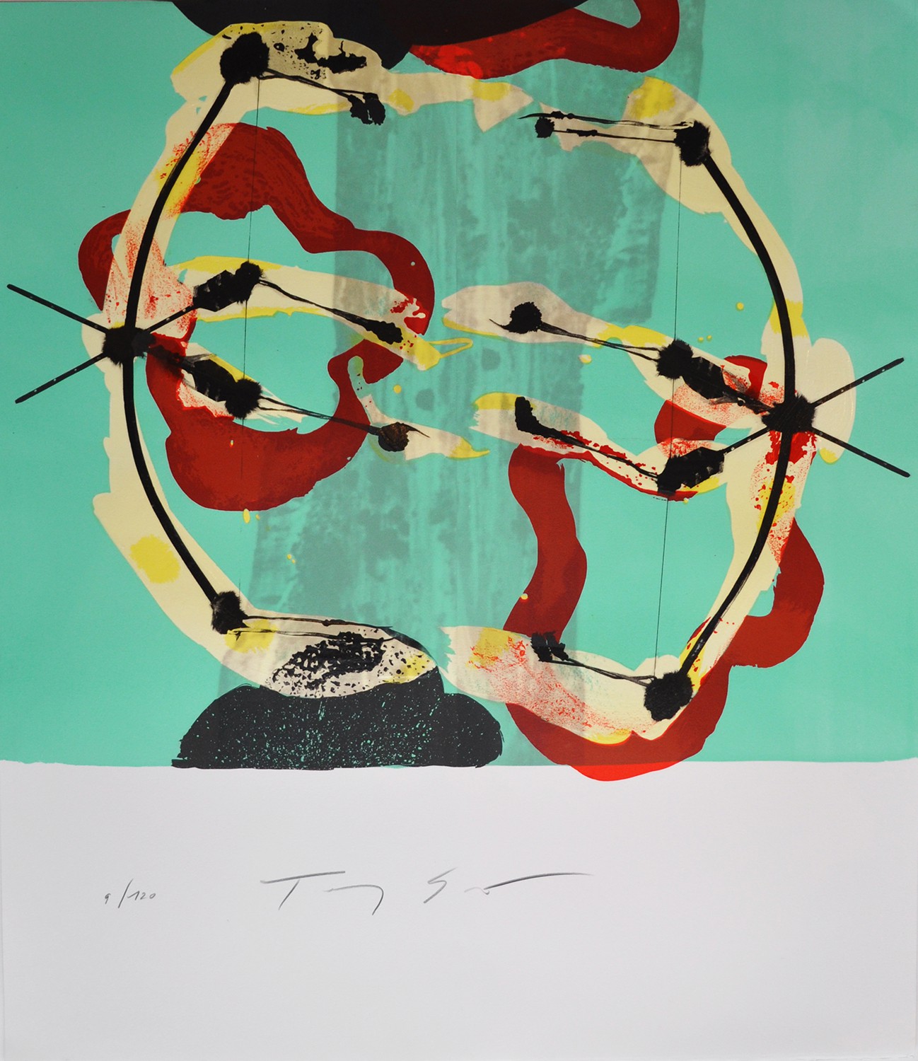 Tony Soulié, Arc, lithographie originale Tony Soulié, Arc, lithographie originale