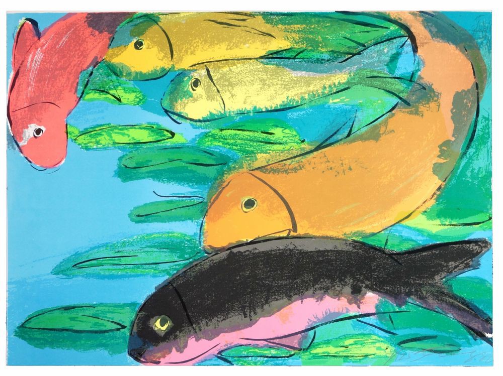 Walasse Ting, Fish Walasse Ting, Fish