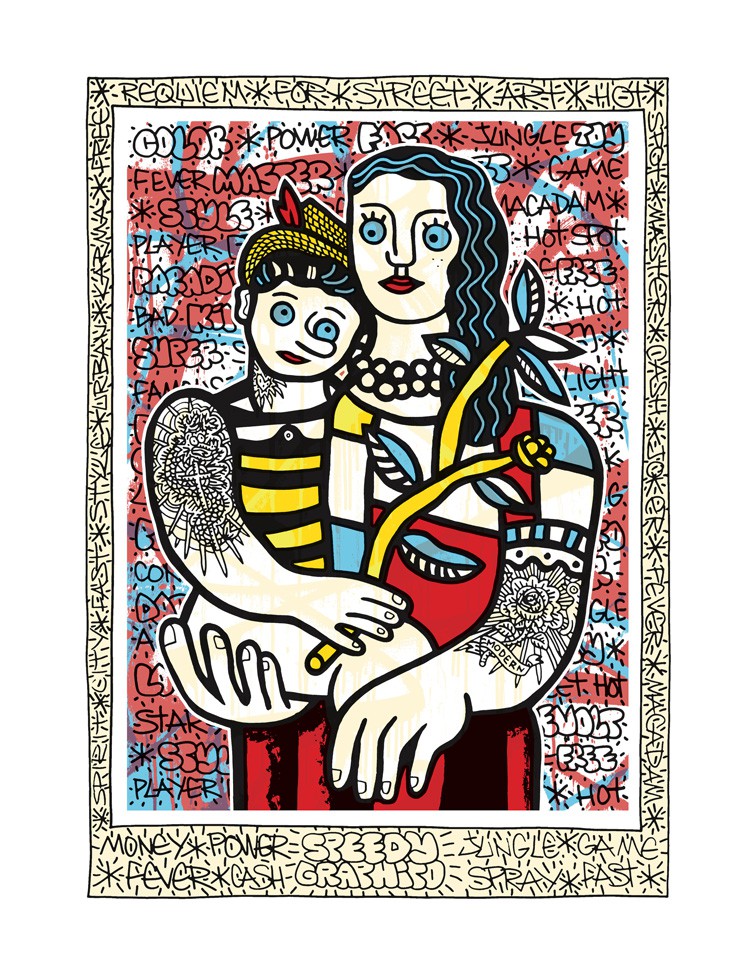 Speedy Graphito, La femme et l'enfant Speedy Graphito, La femme et l'enfant