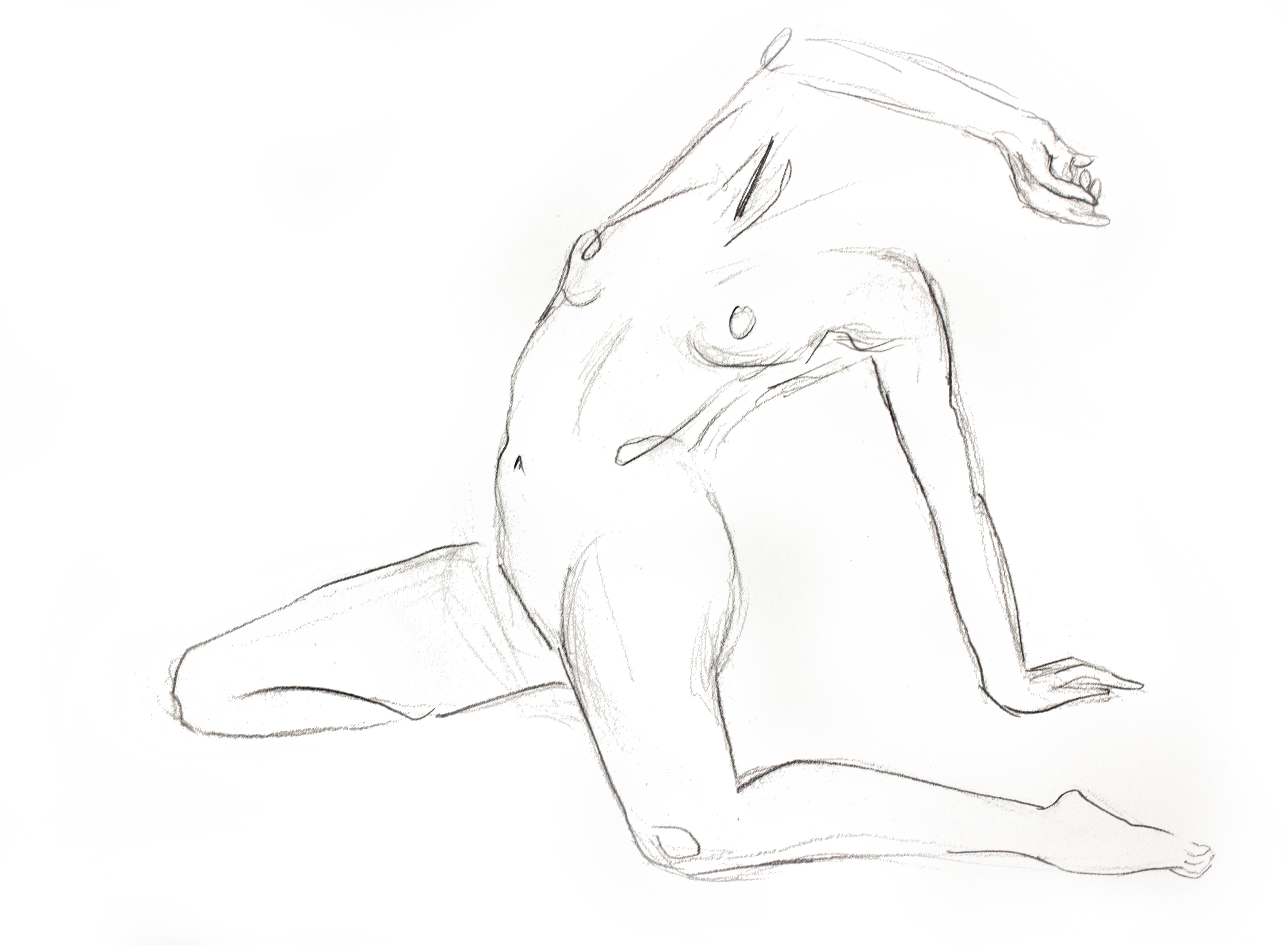 Elizabeth Becker, Figure Sketch No. 7 Elizabeth Becker, Figure Sketch No. 7