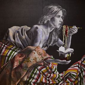Fine Art Drawings, Queen's Time Out XXI, Gabriel Moreno