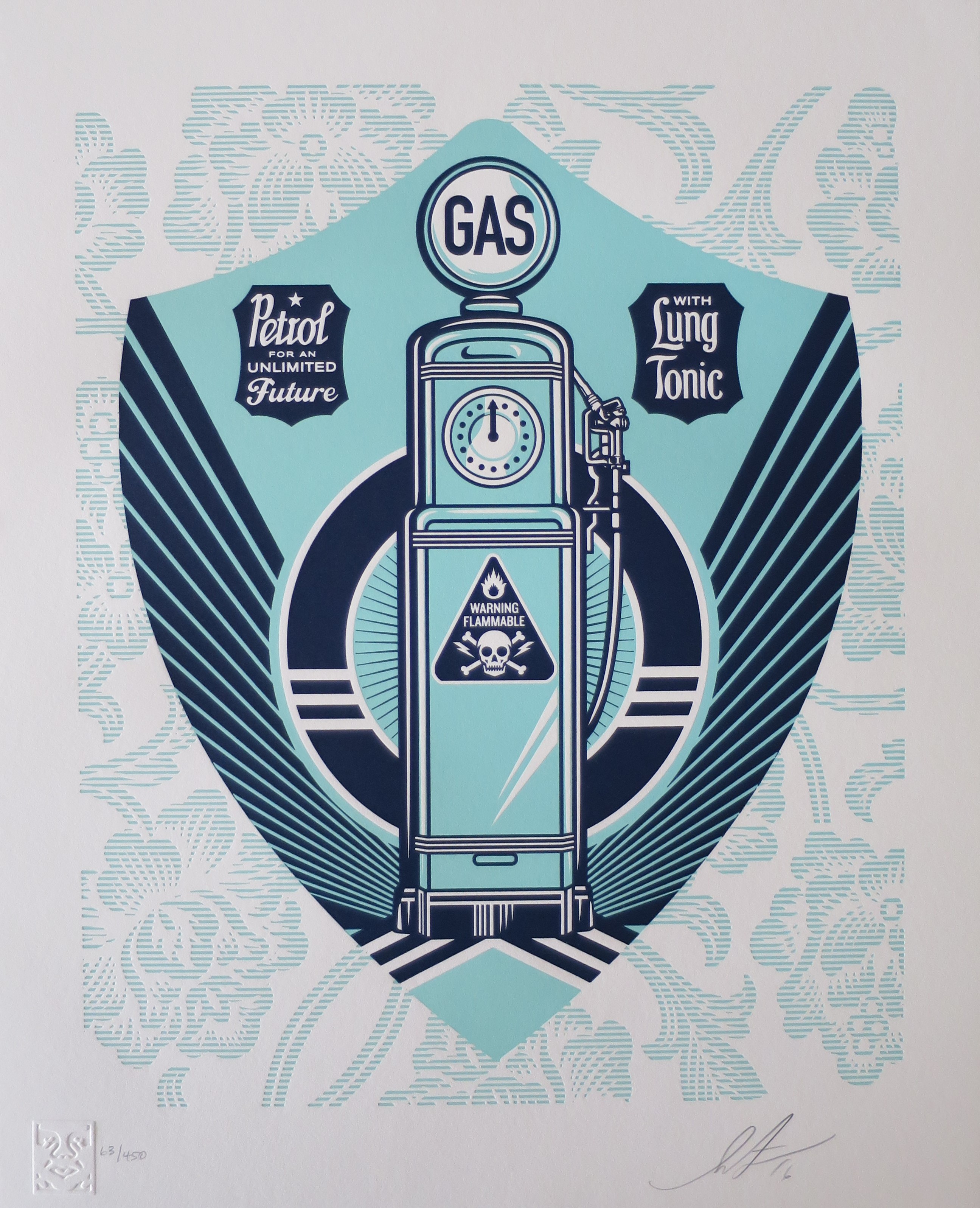 Shepard Fairey (Obey), Endless Power Letterpress Shepard Fairey (Obey), Endless Power Letterpress