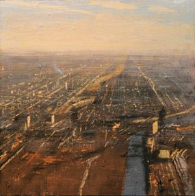 Painting, Tarde en Chicago, Alejandro Quincoces