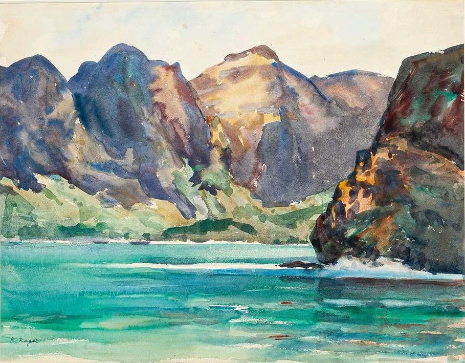 André Ragot, Nuka-Hiva. The Bay of the Virgins André Ragot, Nuka-Hiva. The Bay of the Virgins