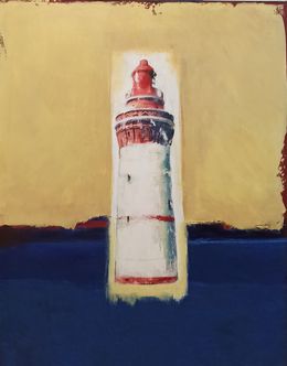 Painting, Le phare, Abera Cad