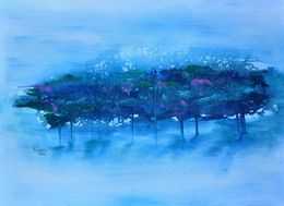 Peinture, Modern Blue Skies, Paul Akiiki