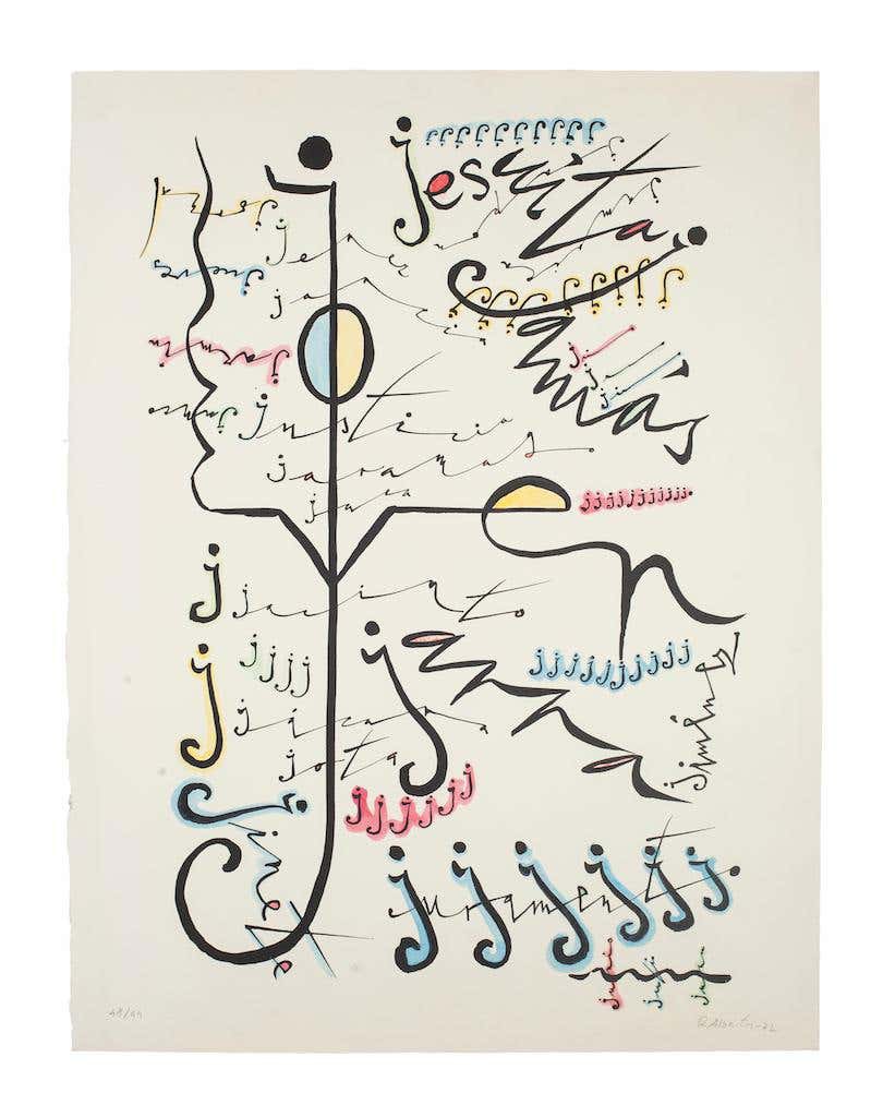 Rafael Alberti, Letter J Rafael Alberti, Letter J