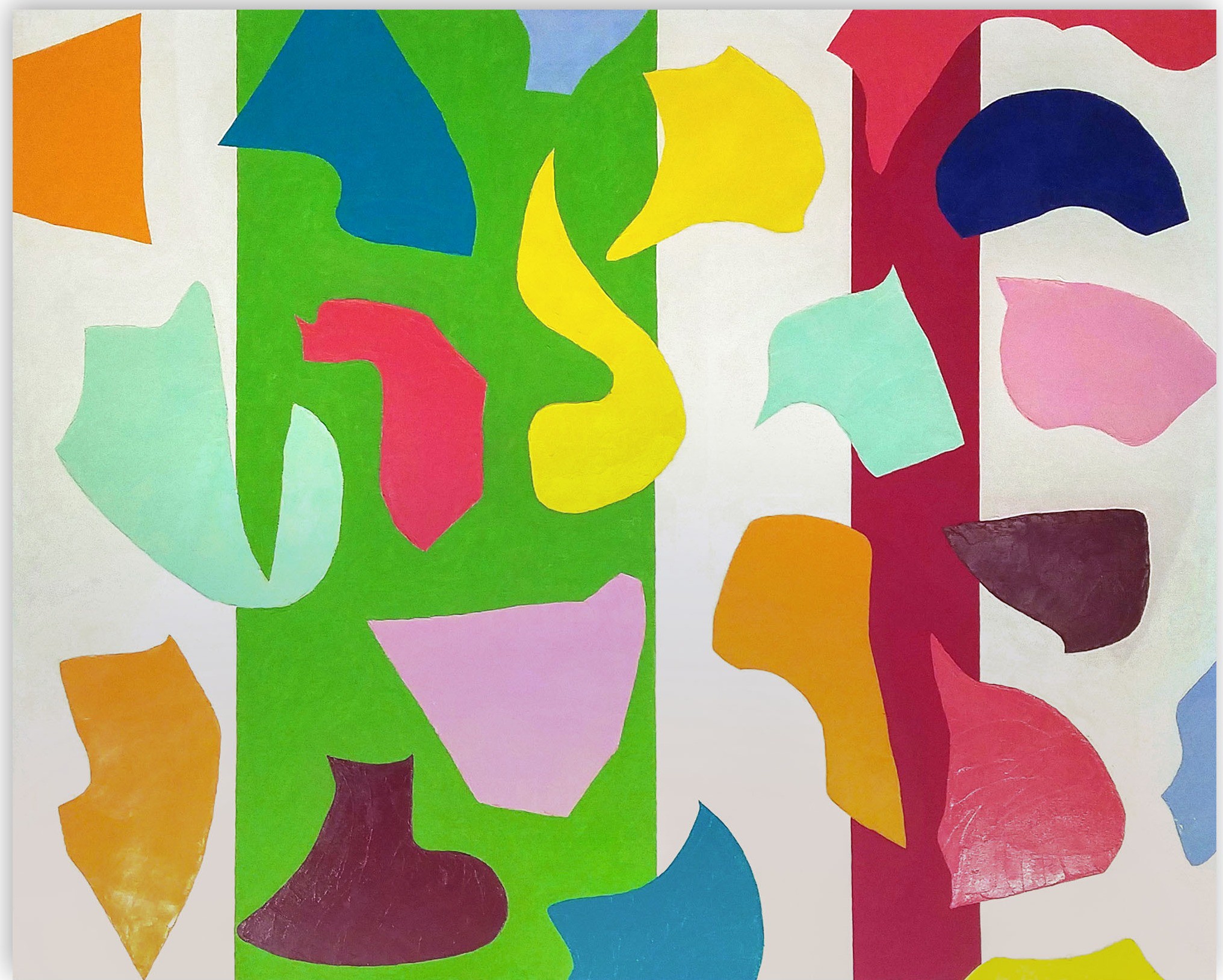 Dana Gordon, Shapely Controversy (Abstract painting) Dana Gordon, Shapely Controversy (Abstract painting)