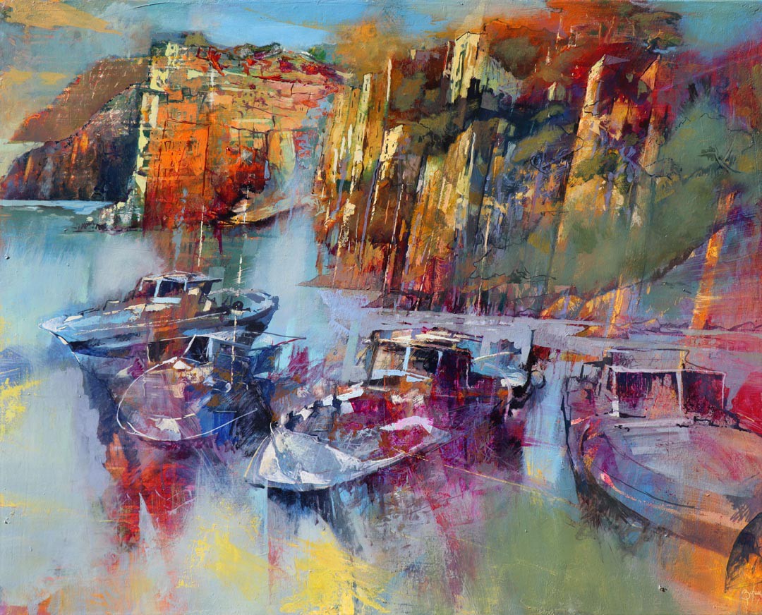Alex Bertaina, Riomaggiore between Rocks and Sea Alex Bertaina, Riomaggiore between Rocks and Sea