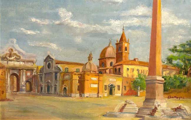 Alessandro Battaglia, Piazza del Popolo Alessandro Battaglia, Piazza del Popolo