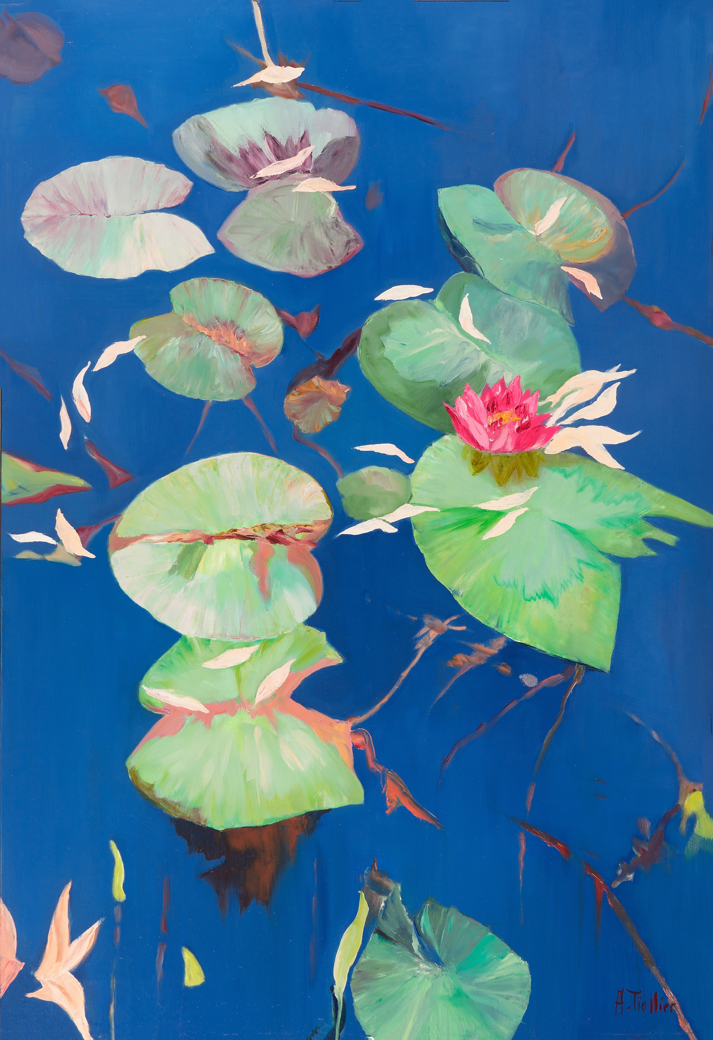 Agnès Tiollier, Hommage à Monet Agnès Tiollier, Hommage à Monet