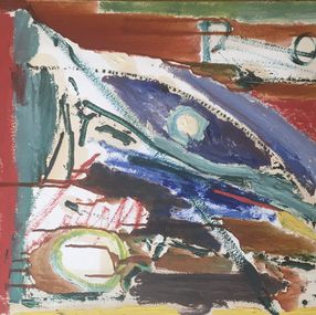Gemälde, Composition abstraite, Michel Gemignani